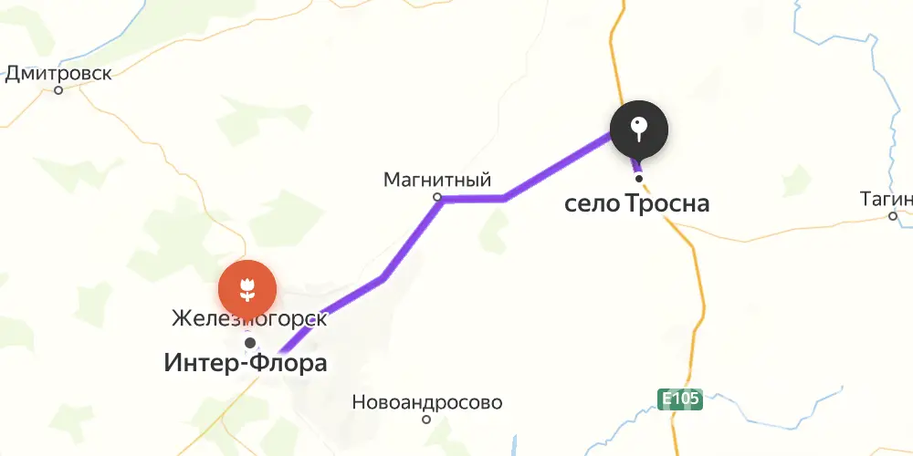 Доставка цветов в Тросне Орловской области
