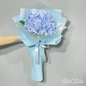 Букет из голубой гортензии №1