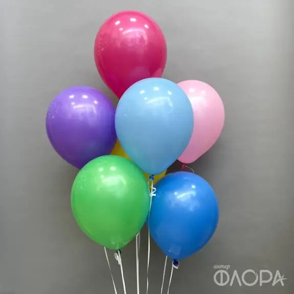 Яркие гелиевые шары