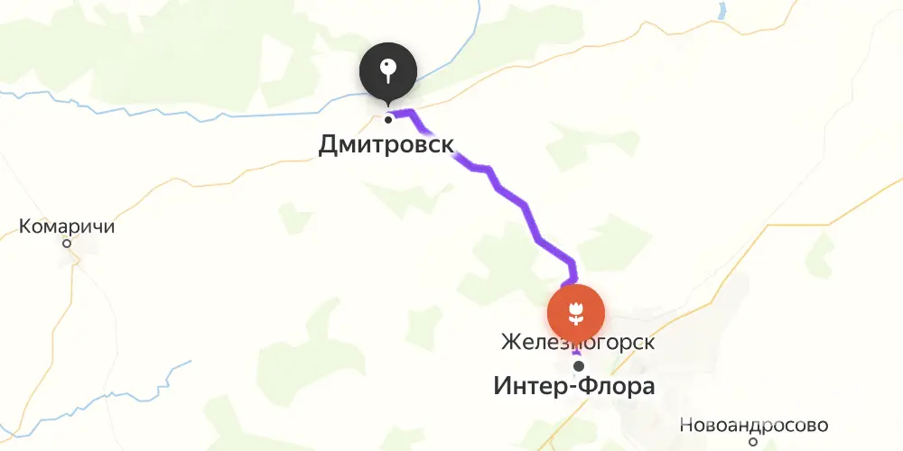 Доставка цветов в Дмитровске Орловской области