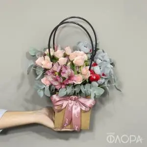 Сумка-кашпо "Мишки Тедди"