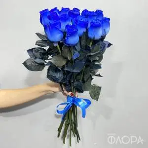 Синие розы, Эквадор 60 см