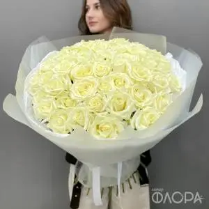 51 белая роза