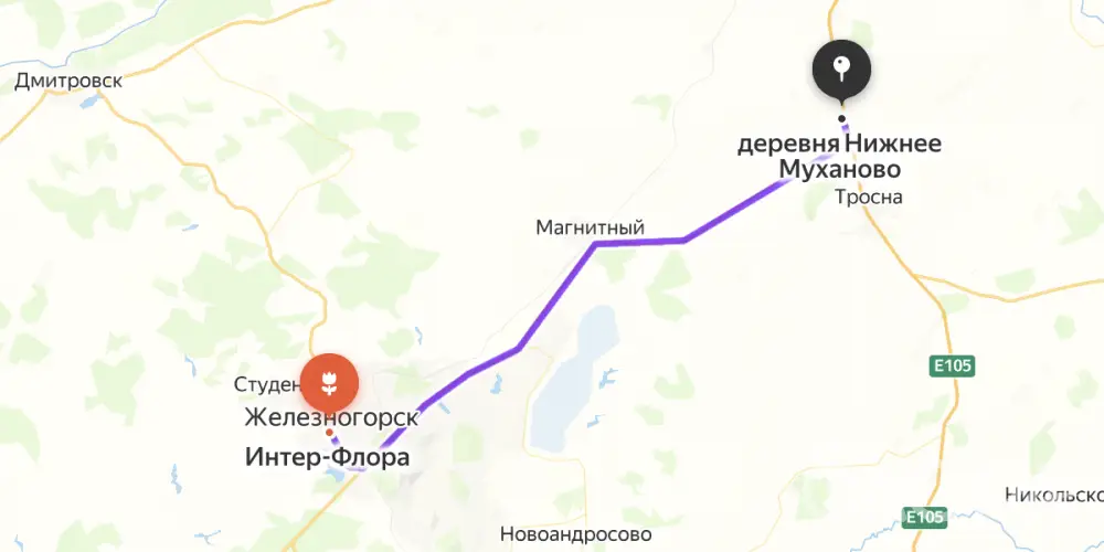 Доставка цветов в Муханово Орловской области
